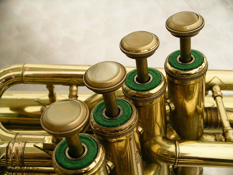 Ventile eines Tenorhorns